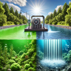 Kaitīgo aļģu ziedēšanas kontrole ar ozona apstrādi ūdens kvalitātes uzlabošanai